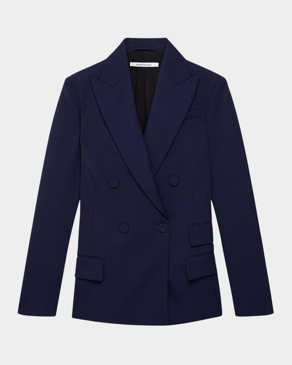 Relaxed Double-Breasted Jacket